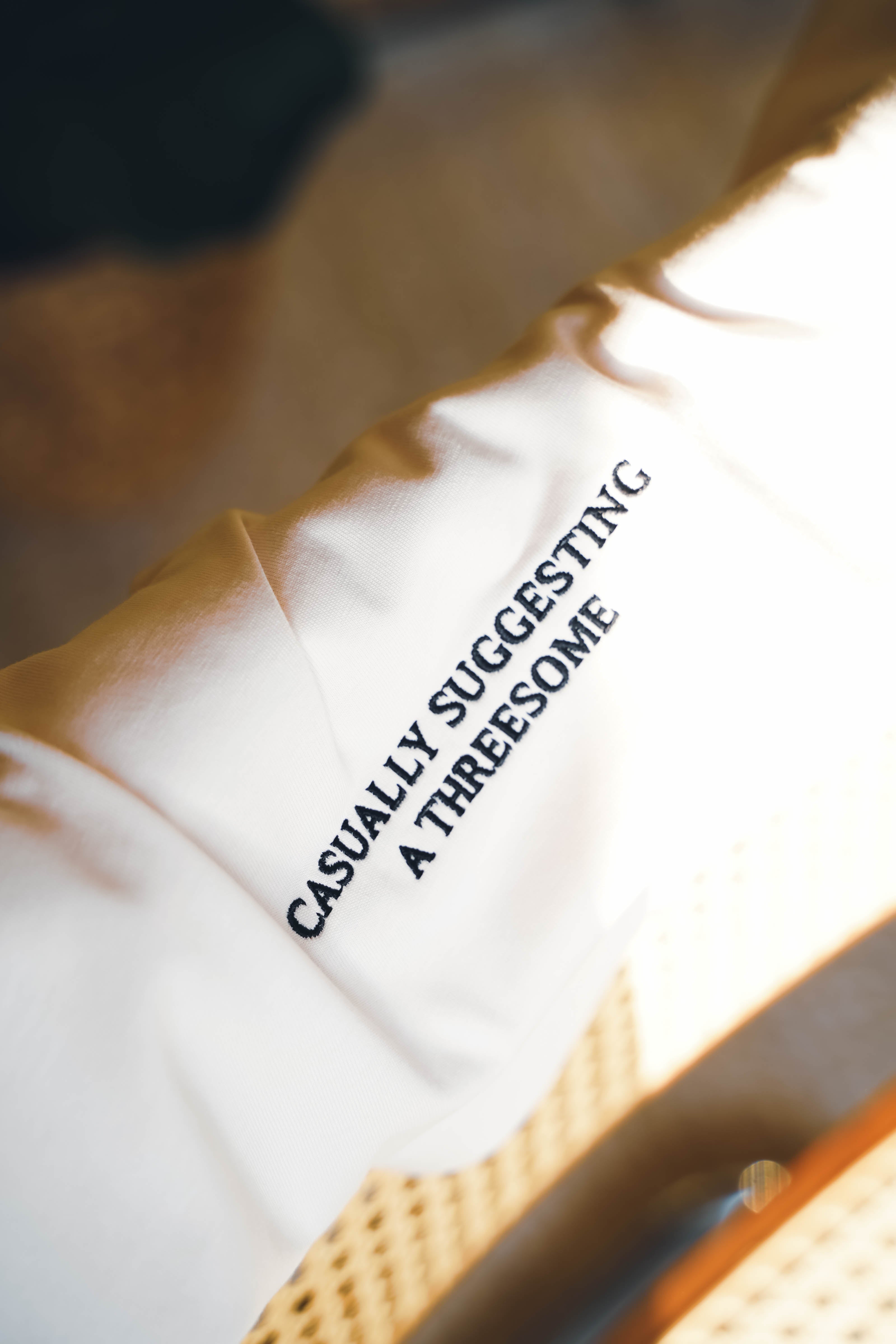 CASUALLY SUGGESTING A THREESOME